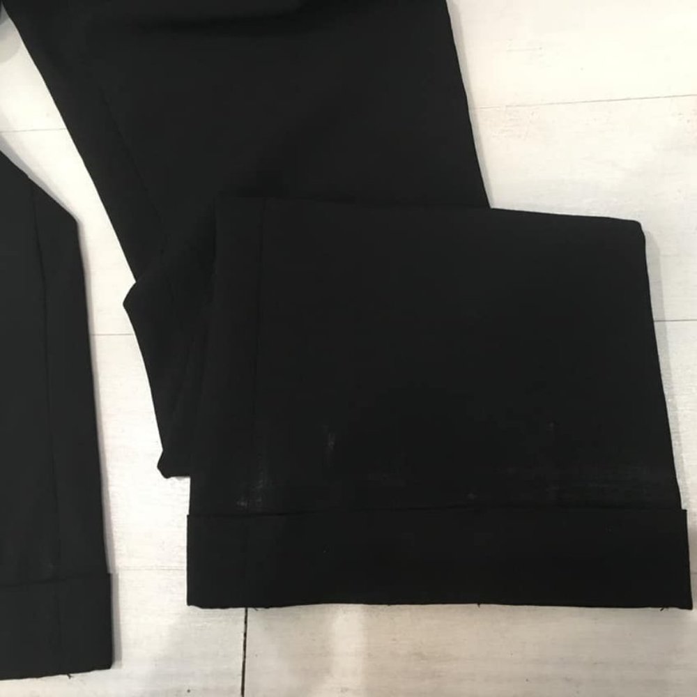 Express Low Rise Editor Pants W/ Cuff Bottom - image 8